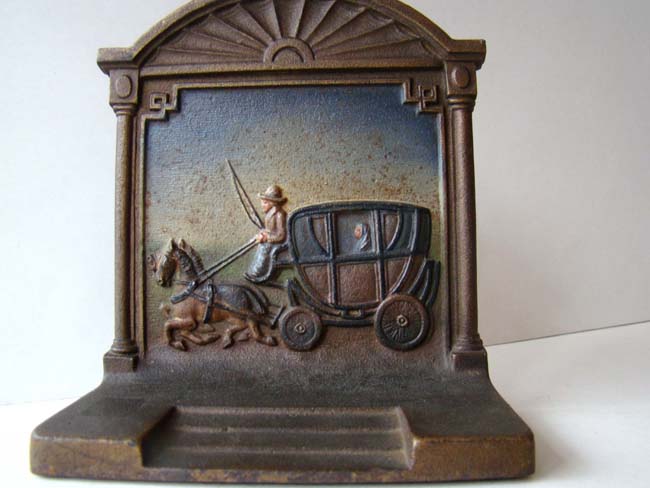A fine pair of Antique Bookends by Bradley & Hubbard circa 1910-1920 — image 2